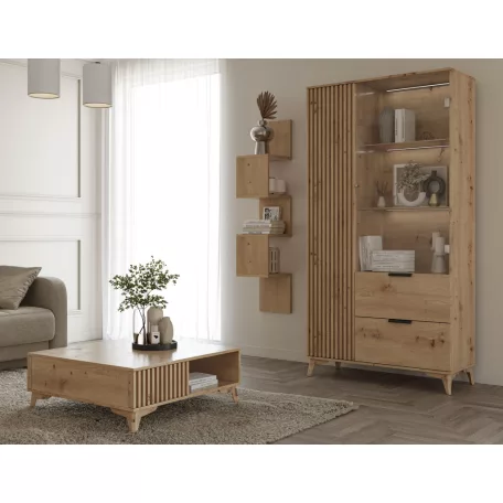 Sunpedo 25 kézműves tölgyfa polc polc, kézműves tölgy