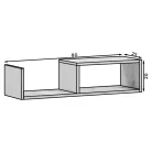 Vellia 80 fehér polc polc, fehér