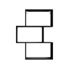 Evertti kisszekrény, fekete