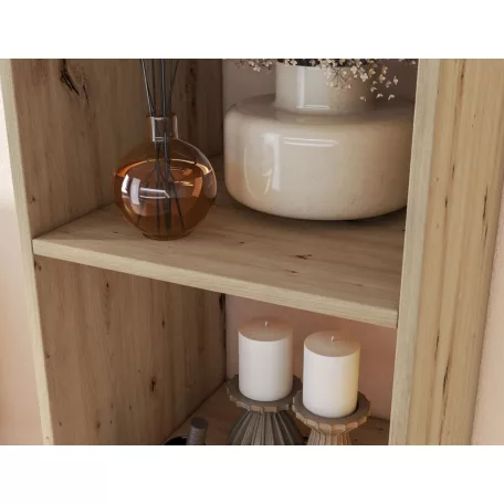 Figgi kisszekrény, kézműves tölgy