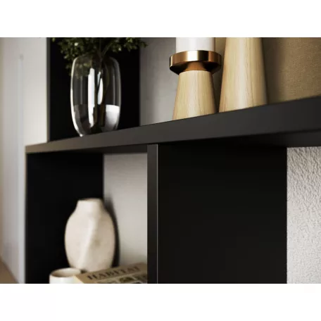 Shell kisszekrény, fekete