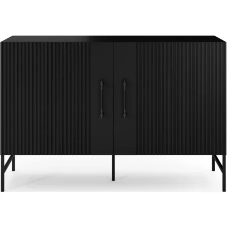 Raftt komód, Fiókos szekrények, Fekete, Fekete