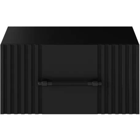 Raftt éjjeliszekrény, Fekete, Czarny