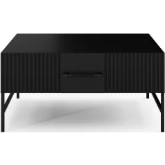 Raftt asztal, Dohányzóasztalok, Fekete, Fekete