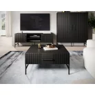 Raftt asztal, Dohányzóasztalok, Fekete, Fekete