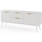 Chavelle TV-állvány, Médiaszekrények, Fehér, Fehér