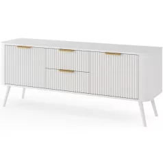 Chavelle TV-állvány, Médiaszekrények, Fehér, Fehér