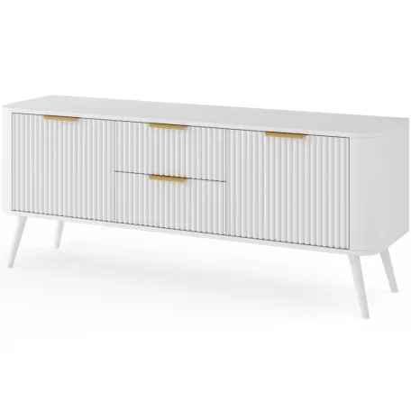 Chavelle TV-állvány, Médiaszekrények, Fehér, Fehér