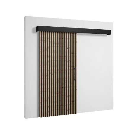 Tauricio lágyan záródó fekete, Tolóajtó, Fekete,