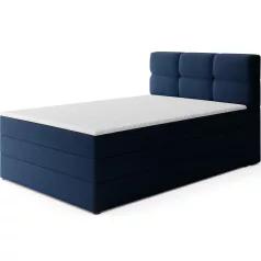 Kasped, Boxspring ágy, Sötétkék, Paoll