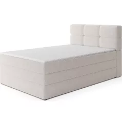 Kasped, Boxspring ágy, Sötét bézs, Királ
