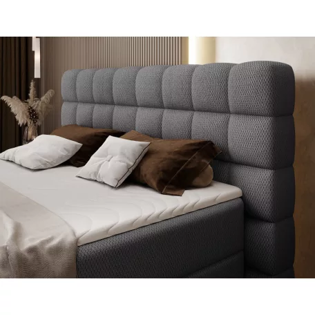 Camma 140x200, Boxspring ágy, Bézs, King 18,