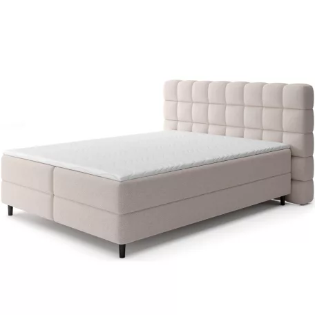 Camma 140x200, Boxspring ágy, Szürke, King