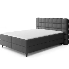 Camma 160x200, Boxspring ágy, Bézs, King 18,