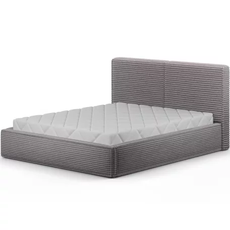 Pesillo ágy + fémkeret/gázemelő/tárolóhely 160x200, Világosszürke, Modullo 03
