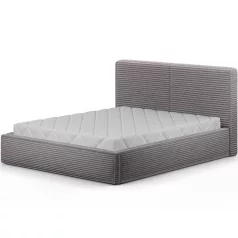   Pesillo ágy + fémkeret/gázemelő/tárolóhely 180x200, Világosszürke, Modullo 03