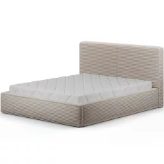   Pesillo ágy + fémkeret/gázemelő/tárolóhely 180x200, Bézs, 18-as modul