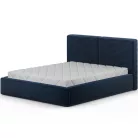 Pesillo ágy + fémkeret/gázemelő/tárolóhely 180x200, Sötétkék, 40-es modul