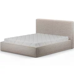  Pesillo ágy + fa keret/ standard emelő/ ágyneműtartós doboz 140x200, Fehér, Modullo 01