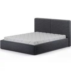   Pesillo ágy + fa keret/ standard emelő/ ágyneműtartós doboz 160x200, Szürke, Modullo 04