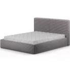 Pesillo ágy + fa keret/ standard emelő/ ágyneműtartós doboz 180x200, Világosszürke, Modullo 03
