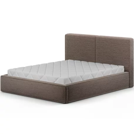 Pesillo ágy + fa keret/ standard emelő/ ágyneműtartós doboz 180x200, Bézs, 20-as modul