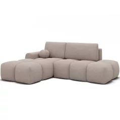 Vittario ülőgarnitúra, világosbarna, balos