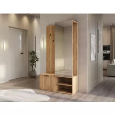 Oturra gardróbszekrény, arisztán tölgy