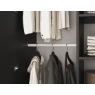 Alarica gardróbszekrény, fekete