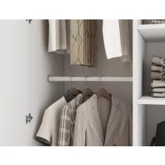 Alarica gardróbszekrény, fehér