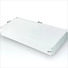 Zsebes matrac 90x200 cm HAVANA 7 ZÓNÁS KÓKUSZ