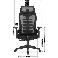 CARET ergonomikus fekete forgószék