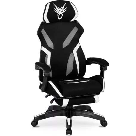 MAXIMO Forgós Gamer Szék Fekete/Fehér