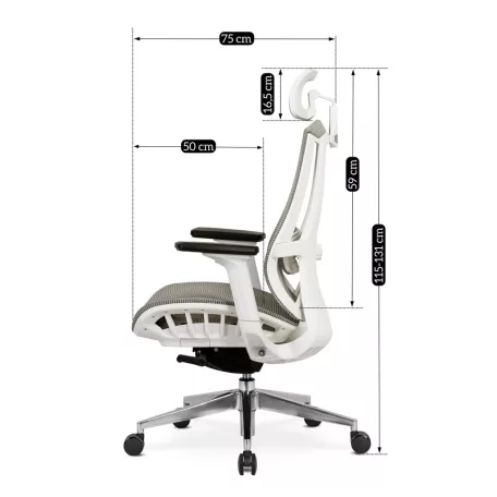 SKY ergonomikus bézs forgószék