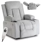 BOX 2 fekvő masszázsfotel, szürke