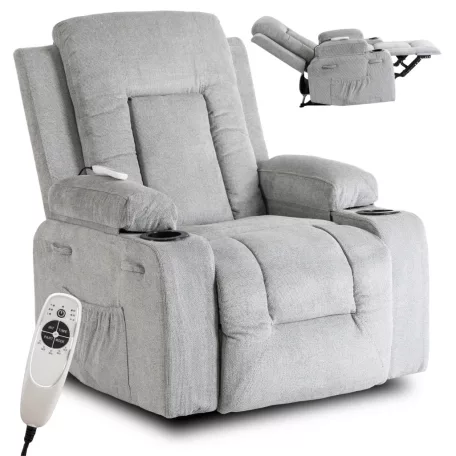 BOX 2 fekvő masszázsfotel, szürke