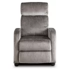 DANNY szürke bársony dönthető fotel