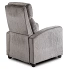 DANNY szürke bársony dönthető fotel