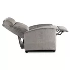 DANNY szürke bársony dönthető fotel