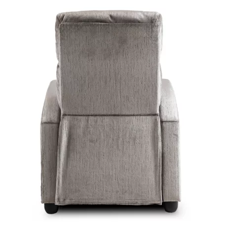 DANNY szürke bársony dönthető fotel