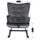 ELIS hintaszék, szürke