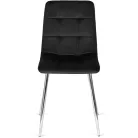 CESAR fekete bársony szék