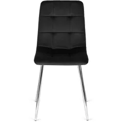 CESAR fekete bársony szék