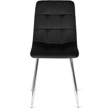 CESAR fekete bársony szék