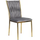 DAN szürke szőtt bársonyszék