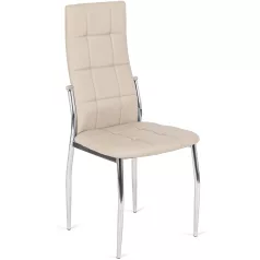 MOLLY bézs színű öko bőr szék