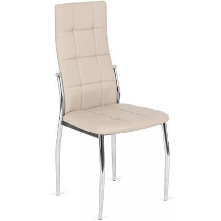 MOLLY bézs színű öko bőr szék