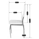 MOLLY Szék Fehér Ekobőr