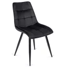 RIO fekete bársony szék