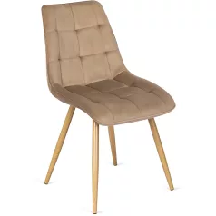 RODRI bézs bársony szék